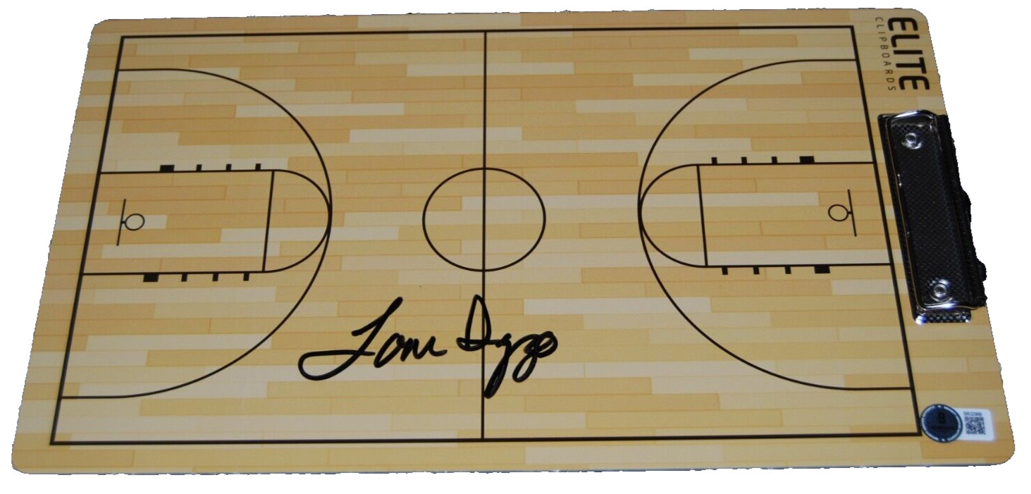 TOM IZZO signed (MICHIGAN STATE SPARTANS) Coaches clipboard BECKETT BAS BR32966