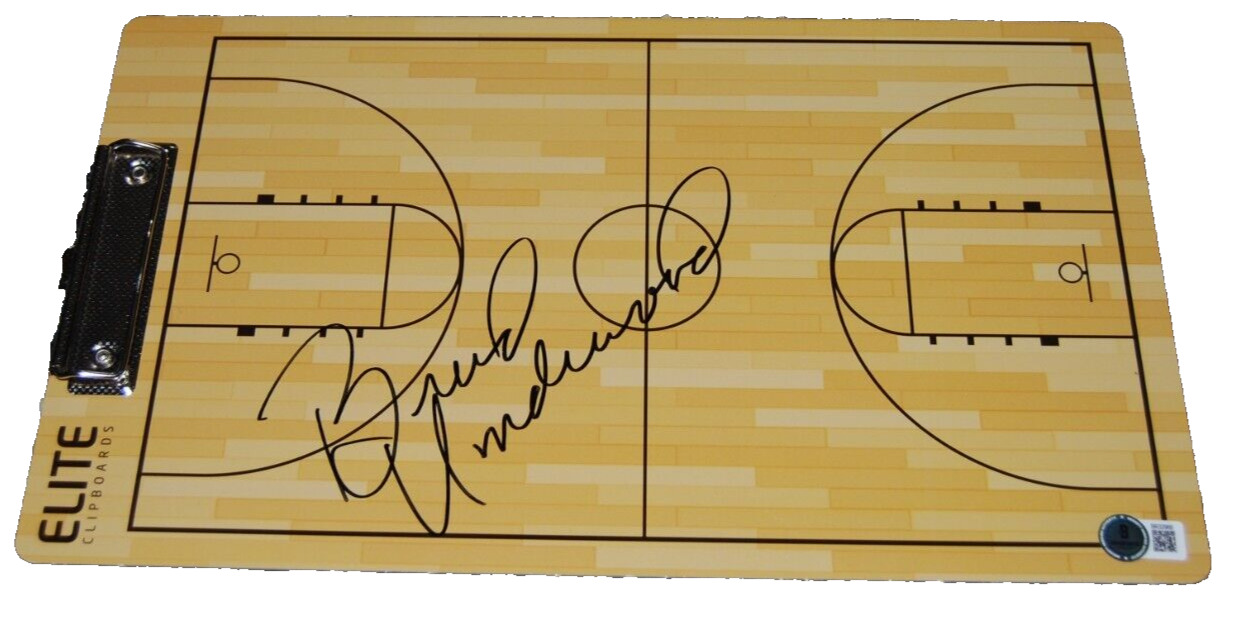 BRAD UNDERWOOD signed (ILLINOIS ILLINI) Coaches clipboard BECKETT BAS BR32969