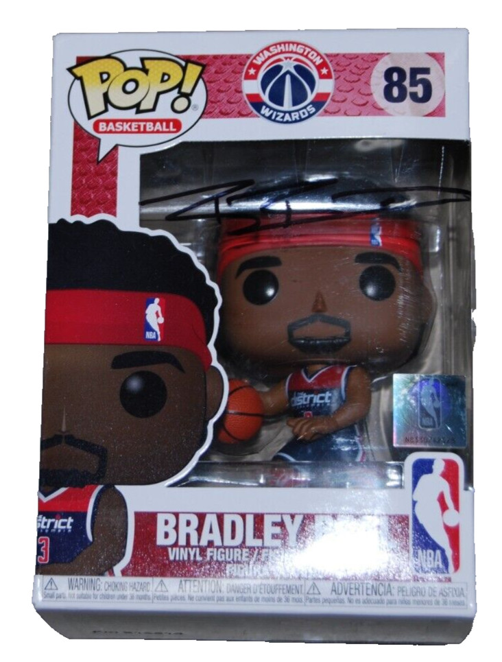 BRADLEY BEAL signed (WASHINGTON WIZARDS) #85 Funko Pop BECKETT BAS BR25986