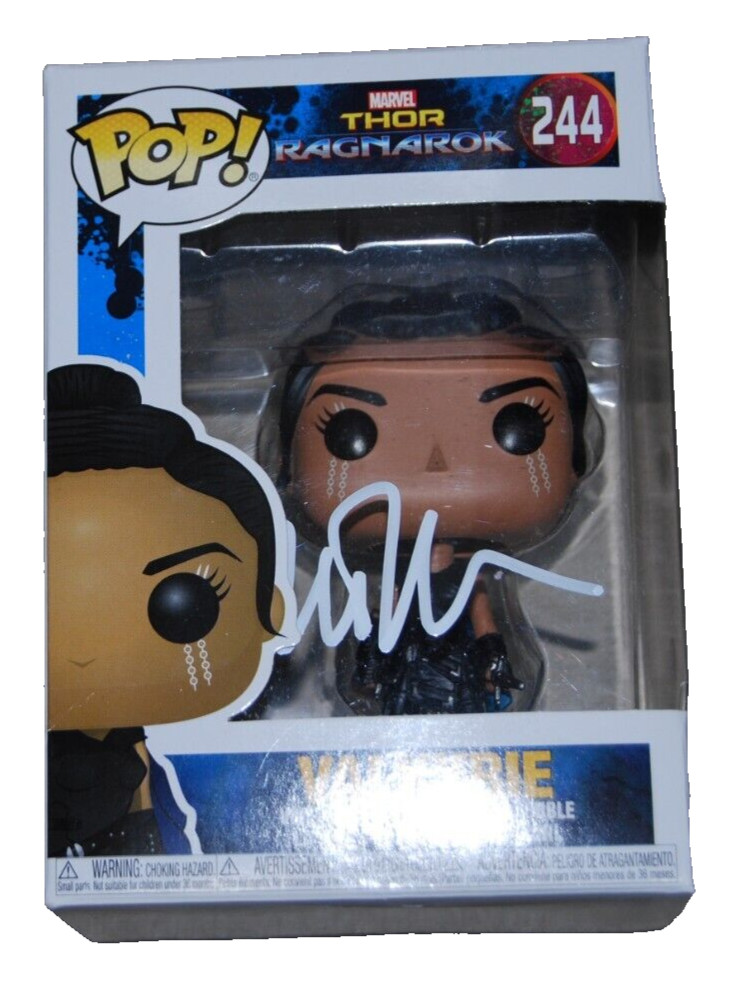 TESSA THOMPSON signed (THOR RAGNORAK) Funko pop #244 BECKETT BAS BR25976