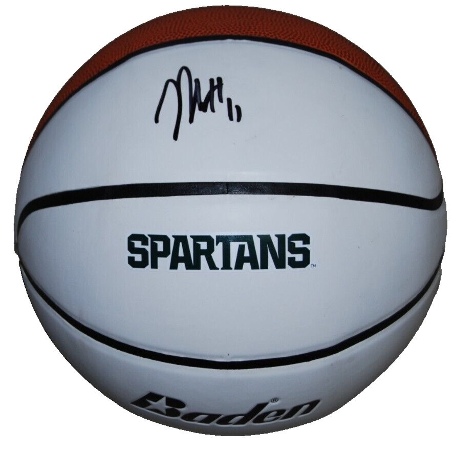 JASE RICHARDSON signed (MICHIGAN STATE SPARTANS) basketball BECKETT BAS BR32934