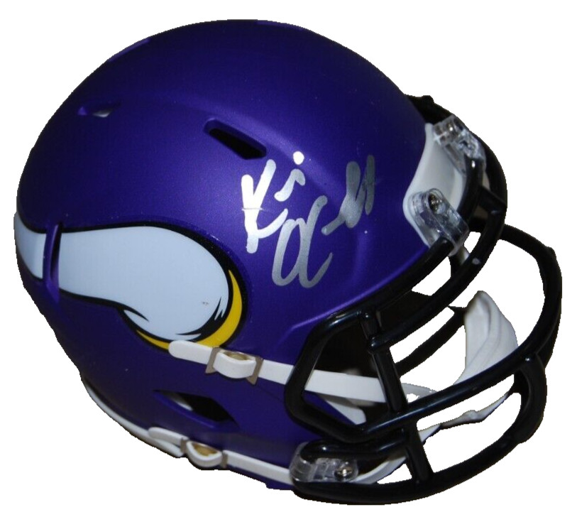 KEVIN O'CONNELL signed (MINNESOTA VIKINGS) mini football helmet BECKETT BR63117