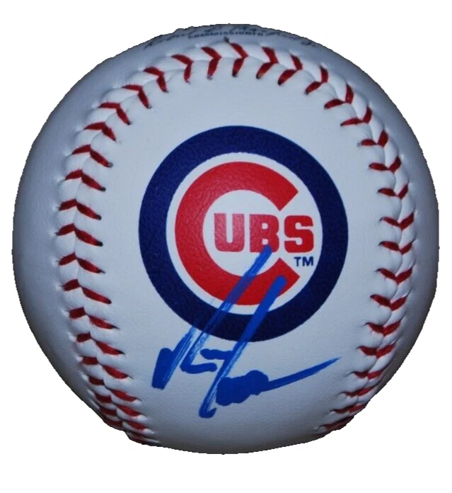 RON COOMER signed (CHICAGO CUBS) OML Logo baseball BECKETT BAS BR67628