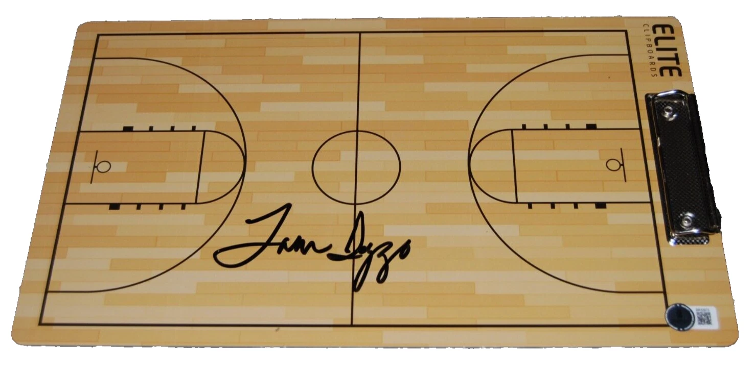 TOM IZZO signed (MICHIGAN STATE SPARTANS) Coaches clipboard BECKETT BAS BR32973