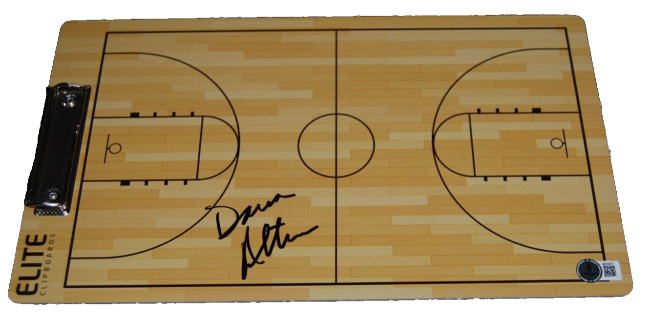 DANA ALTMAN signed (OREGON DUCKS) Coaches clipboard BECKETT BAS BR32977