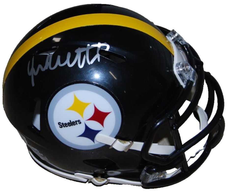 ART ROONEY II signed (PITTSBURGH STEELERS) mini football helmet BECKETT BR32533