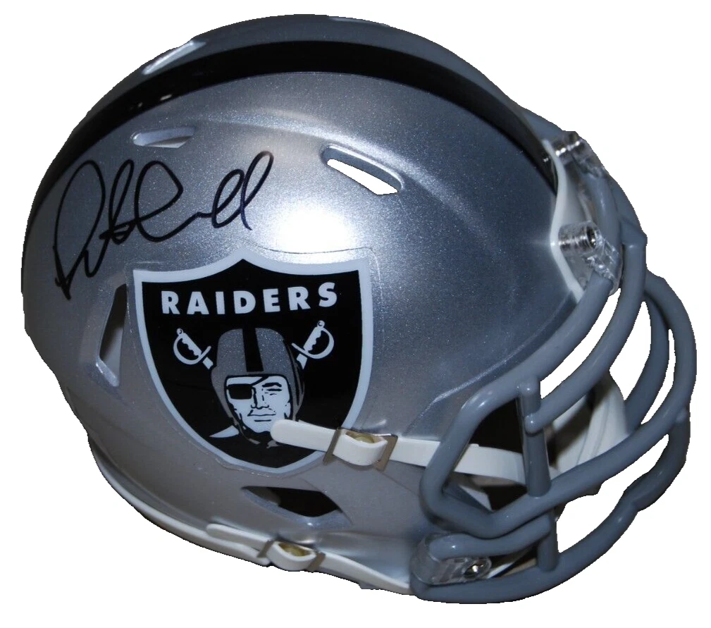 PETE CARROLL signed (LAS VEGAS RAIDERS) mini football helmet BECKETT BAS BR63125