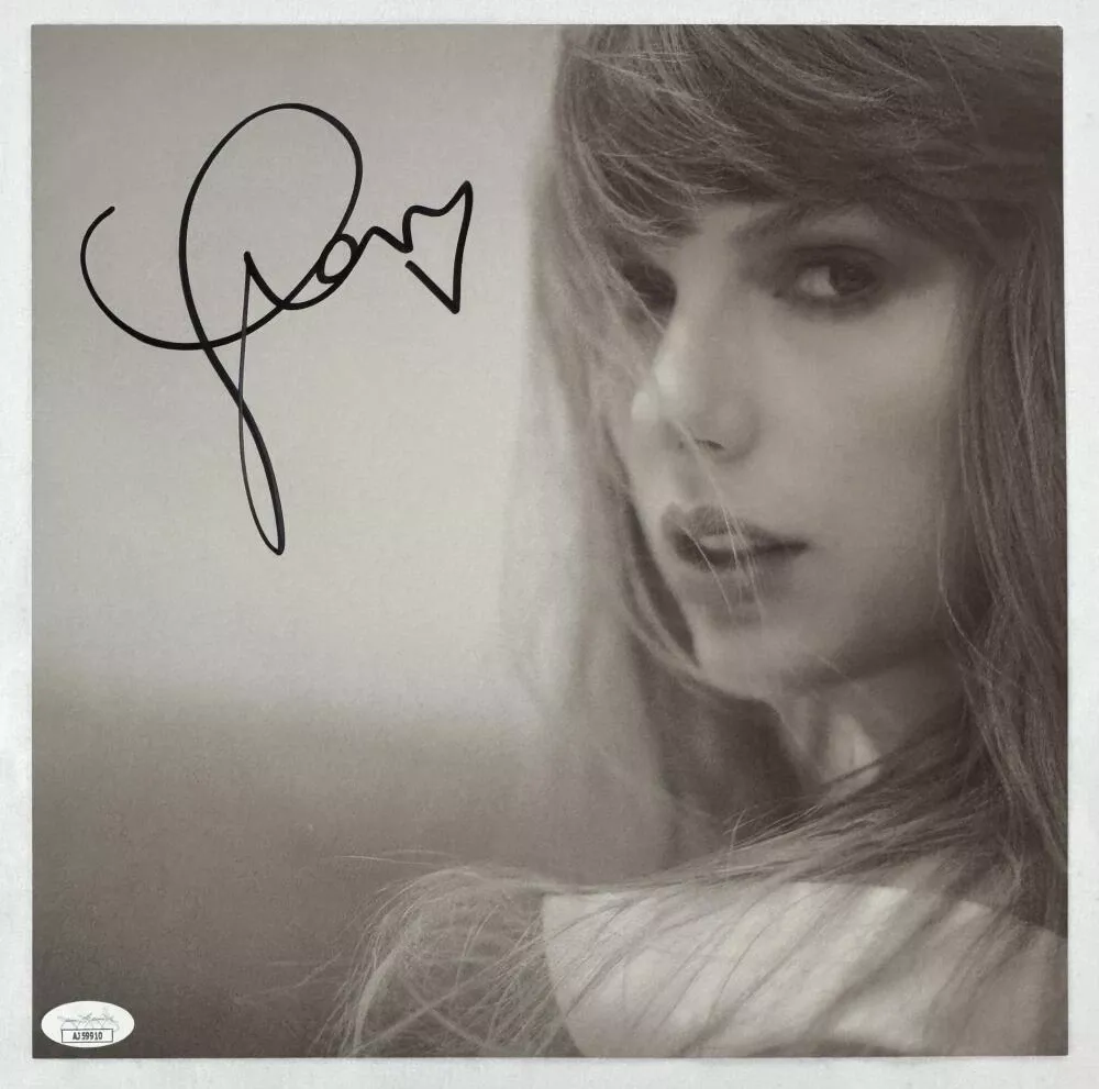 Taylor Swift Signed Autograph 11x11 TTPS Album Photo Insert w/ JSA COA