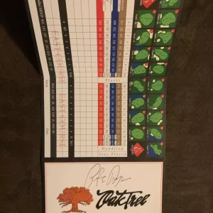 (2) Pete Dye Signed Oak Tree Scorecard Set Autographed Golf Course Designer
Opens in a new window or tab