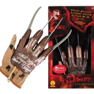 (4) Englund, Langenkamp, Wyss +1 Signed Deluxe Metal Freddy Krueger Glove BAS