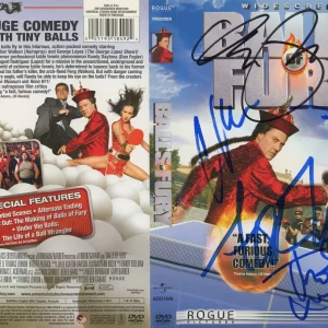 "Balls of Fury" Cast AUTOGRAPHS Signed DVD Cover - Cary-Hiroyuki Tagawa +5 ACOA