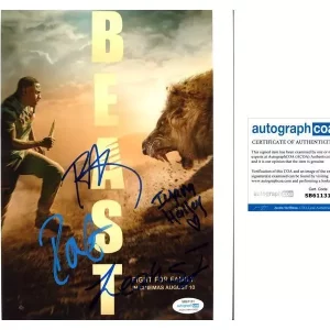 "Beast" Cast AUTOGRAPHS Signed 8x10 Photo - Idris Elba, Leah Jeffries +2 B ACOA