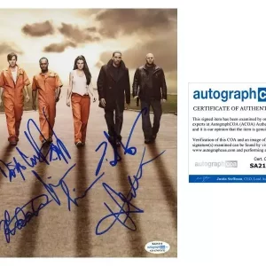 "Breakout Kings" Cast AUTOGRAPHS Signed 8x10 Photo - Serinda Swan +4 ACOA Collectible Memorabilia