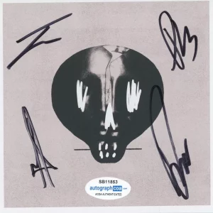 "Bullet For My Vallentine" AUTOGRAPH Signed BFMV CD Booklet + New CD ACOA