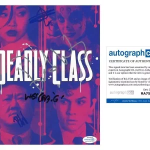 "Deadly Class" Cast AUTOGRAPHS Signed 8x10 Photo - Benedict Wong +3 ACOA Collectible Memorabilia