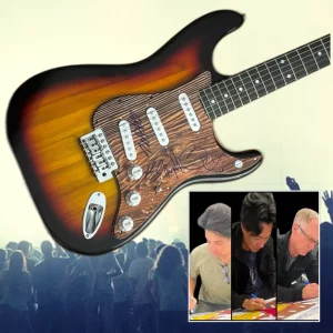 * BIG HEAD TODD AND THE MONSTERS * Band Signed Electric Guitar PROOF GFA COA