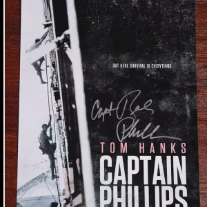 **Captain Phillips Movie *CAPTAIN RICHARD PHILLIPS* Signed 12x18 Photo AD1 COA**