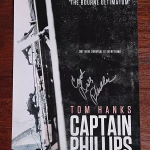 **Captain Phillips Movie *CAPTAIN RICHARD PHILLIPS* Signed 12x18 Photo AD2 COA**