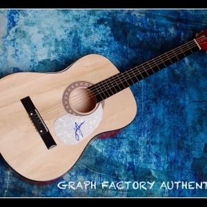 **GFA 3000 Miles to Graceland *KURT RUSSELL* Signed Acoustic Guitar MH1 COA**