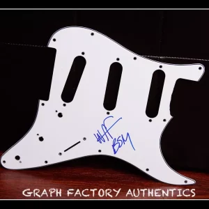 **GFA American Rapper *WAKA FLOCKA FLAME* Signed Electric Pickguard MH2 COA**