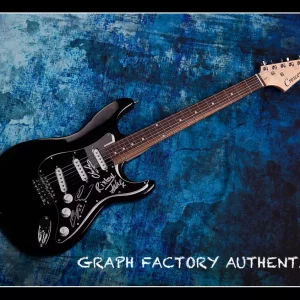 **GFA English Pop Group *RIXTON* Signed Electric Full Size Guitar R1 COA**