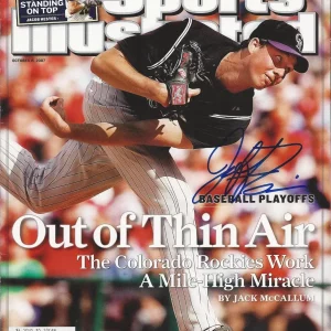 **GFA Sports Illustrated *JEFF FRANCIS* Signed SI Magazine AD1 COA**