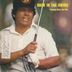 **GFA Sports Illustrated * LEE TREVINO* Signed SI Magazine AD5 COA**