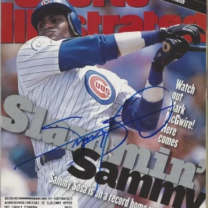**GFA Sports Illustrated *SAMMY SOSA* Signed SI Magazine AD1 COA**