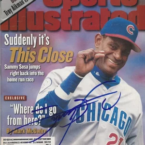 **GFA Sports Illustrated *SAMMY SOSA* Signed SI Magazine AD2 COA**