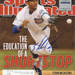 **GFA Sports Illustrated *STARLIN CASTRO.* Signed SI Magazine AD1 COA**