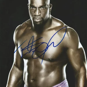 **GFA WWE Wrestling Champion *TITUS O'NEIL* Signed 8x10 Photo MH3 COA**
