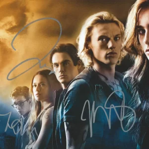 **Mortal Instruments *BOWER - COLLINS - ZEGERS* Signed 8x10 Photo PROOF M6 COA**