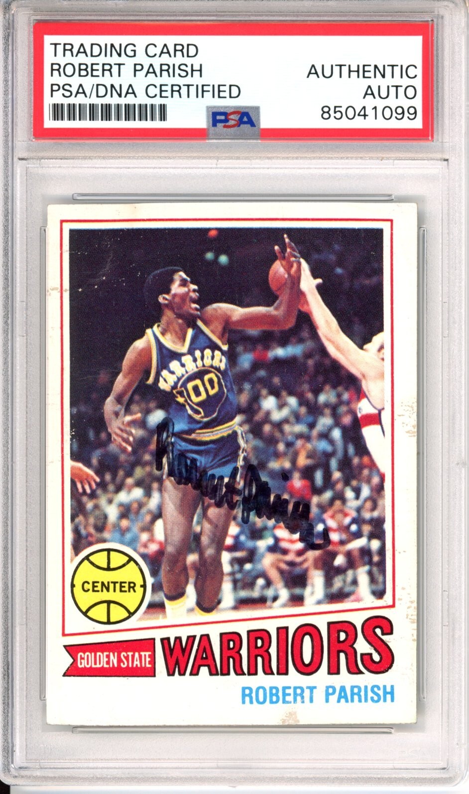 1977 TOPPS ROBERT PARISH CELTICS HOF SIGNED RC CARD PSA DNA COA AUTOGRAPHED