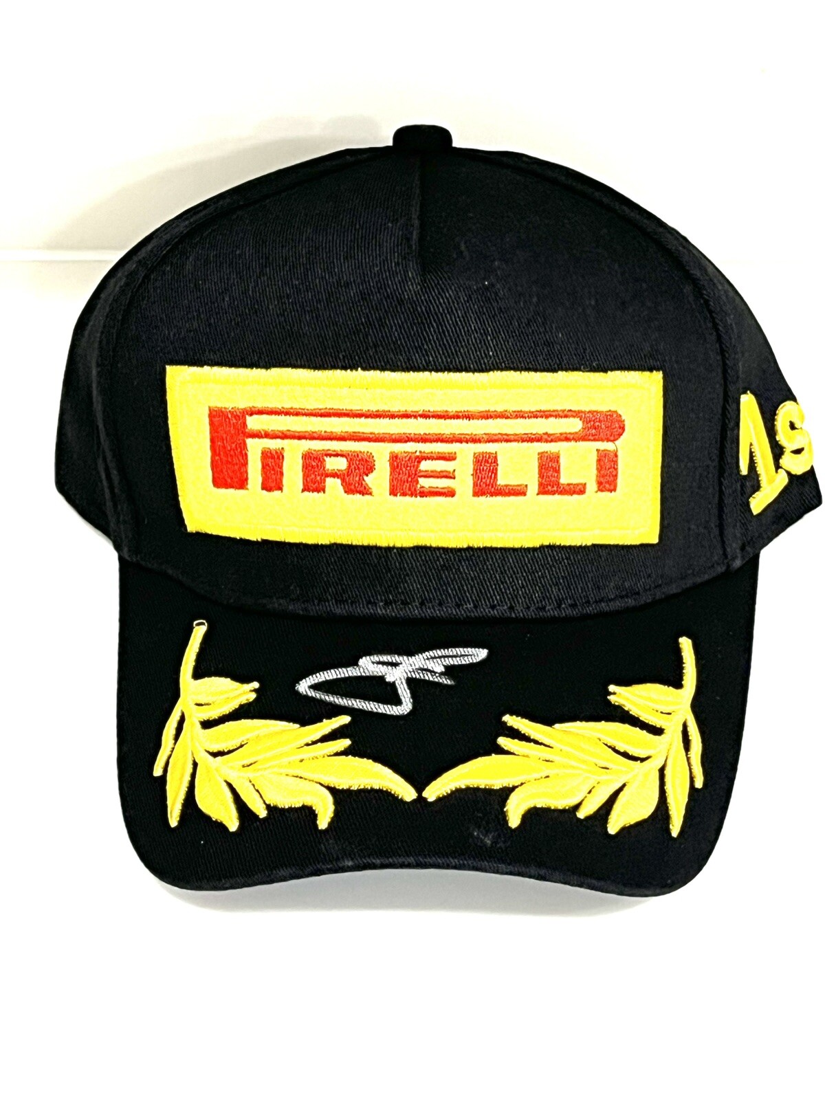 Oliver Bearman Hand Signed Pirelli Hat Ferrari Formula 1 F1 Driver Beckett BAS 3