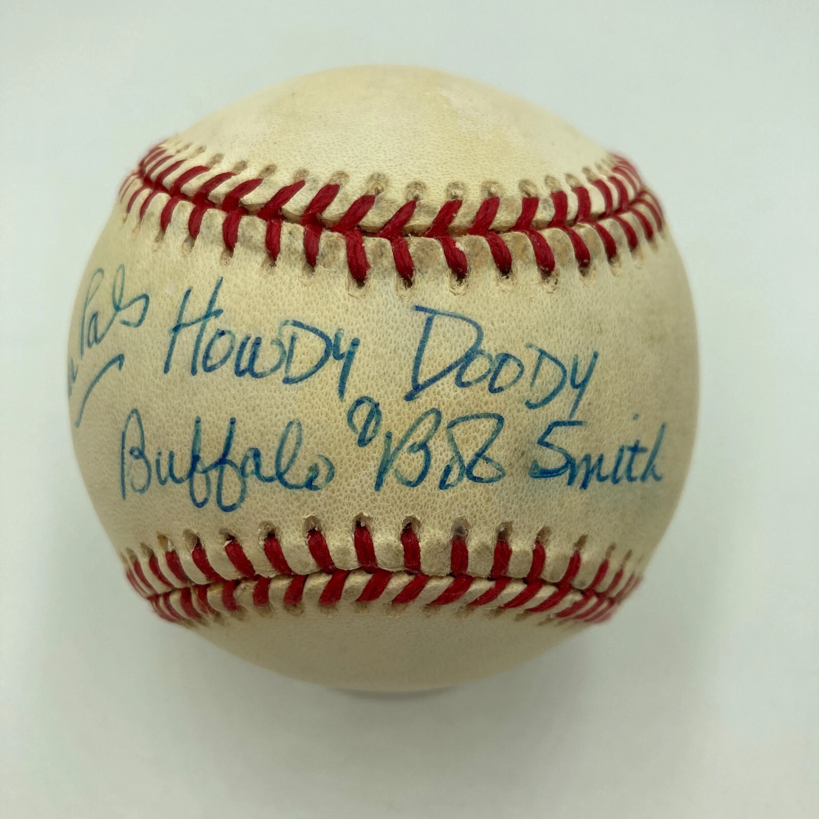 Howdy Doody Buffalo Bob Smith Signed National League Baseball JSA COA