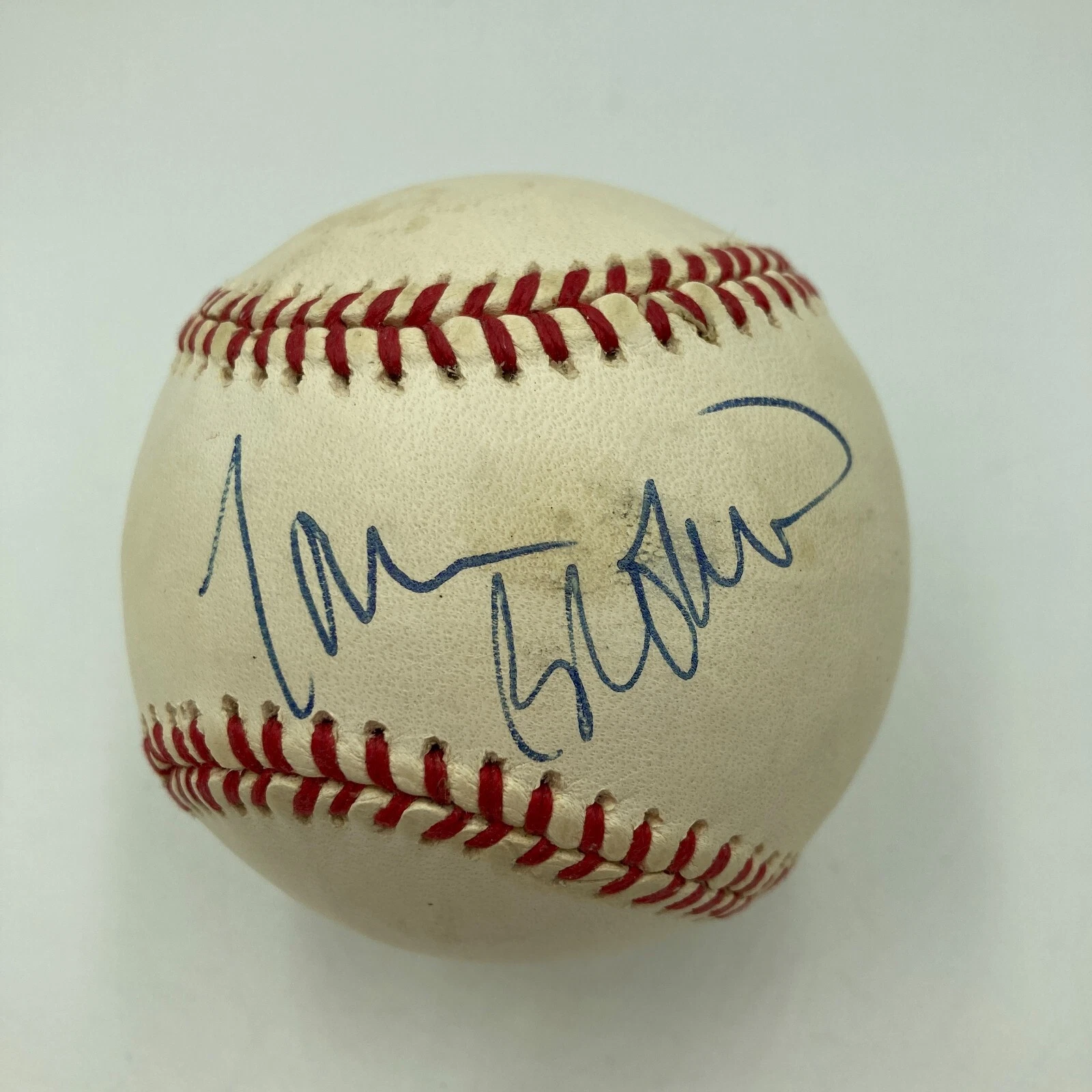 Tom Brokaw NBC Signed National League Baseball JSA COA