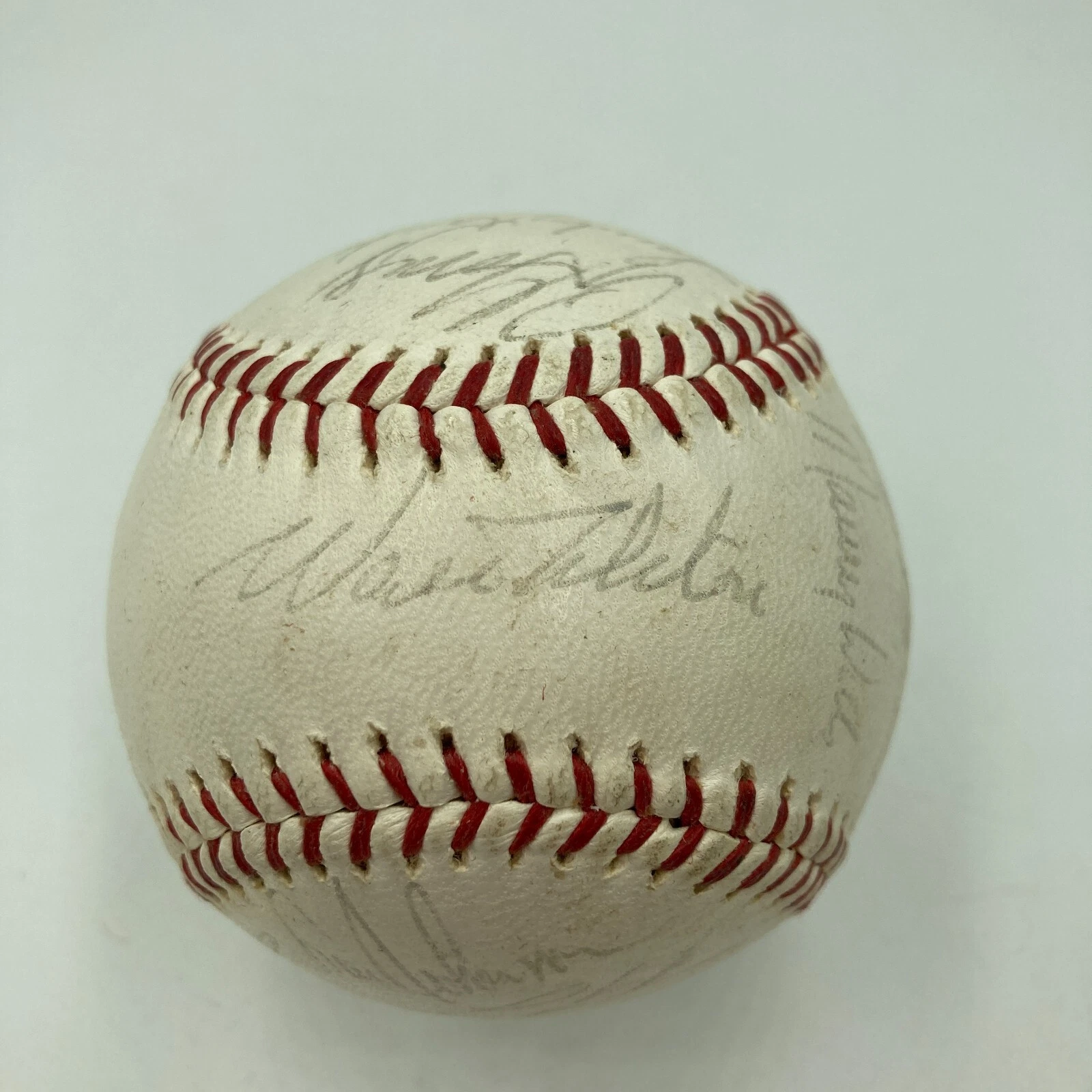 1965 LOS ANGELES DODGERS WORLD SERIES CHAMPS TEAM SIGNED BASEBALL JSA COA COLLECTIBLE MEMORABILIA