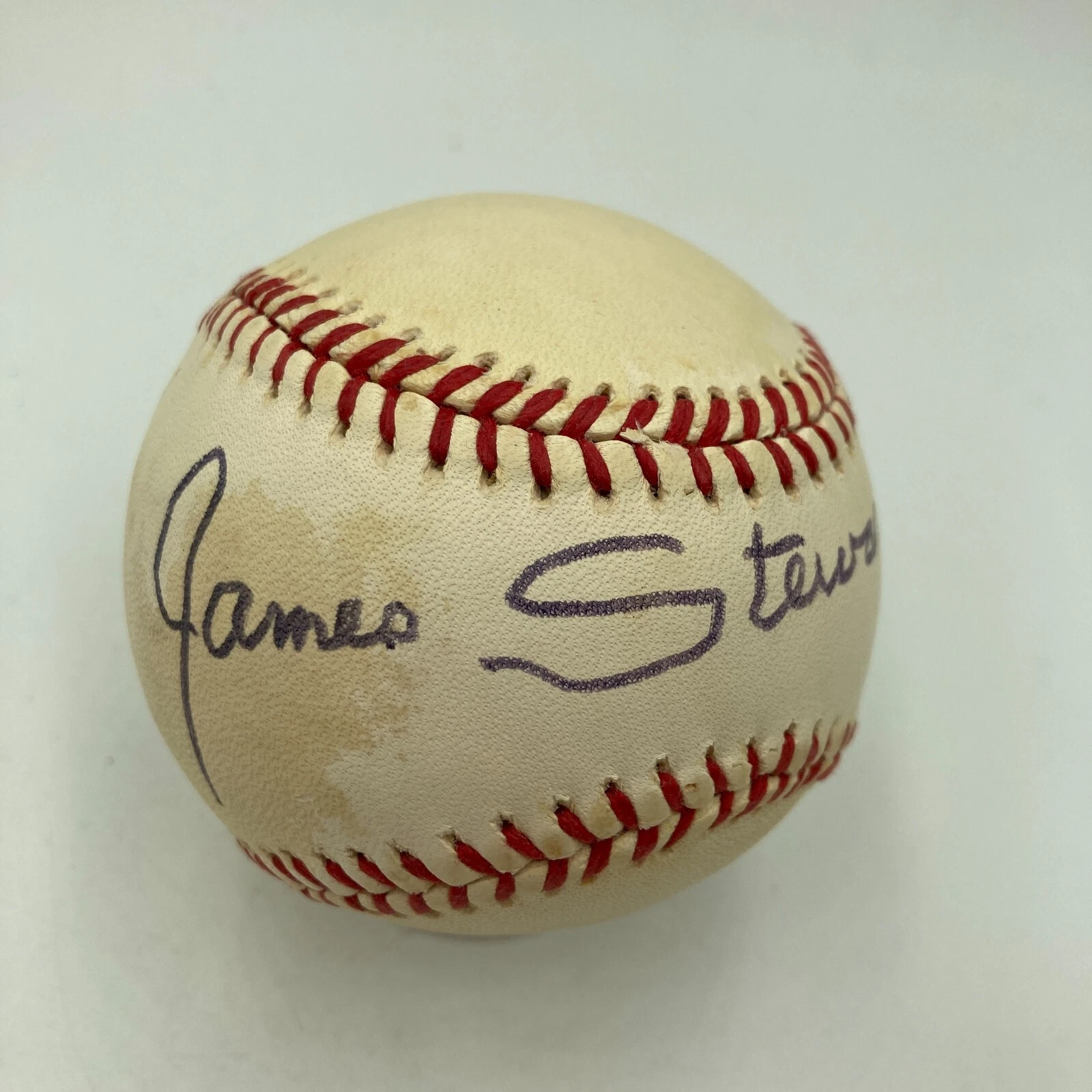 James Jimmy Stewart Signed National League Baseball JSA COA Movie Star Celebrity