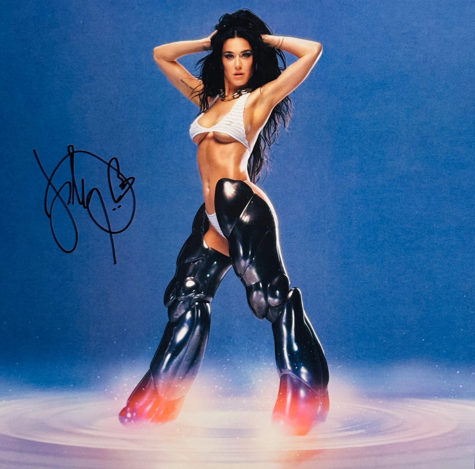 KATY PERRY Signed Autograph LP Insert 