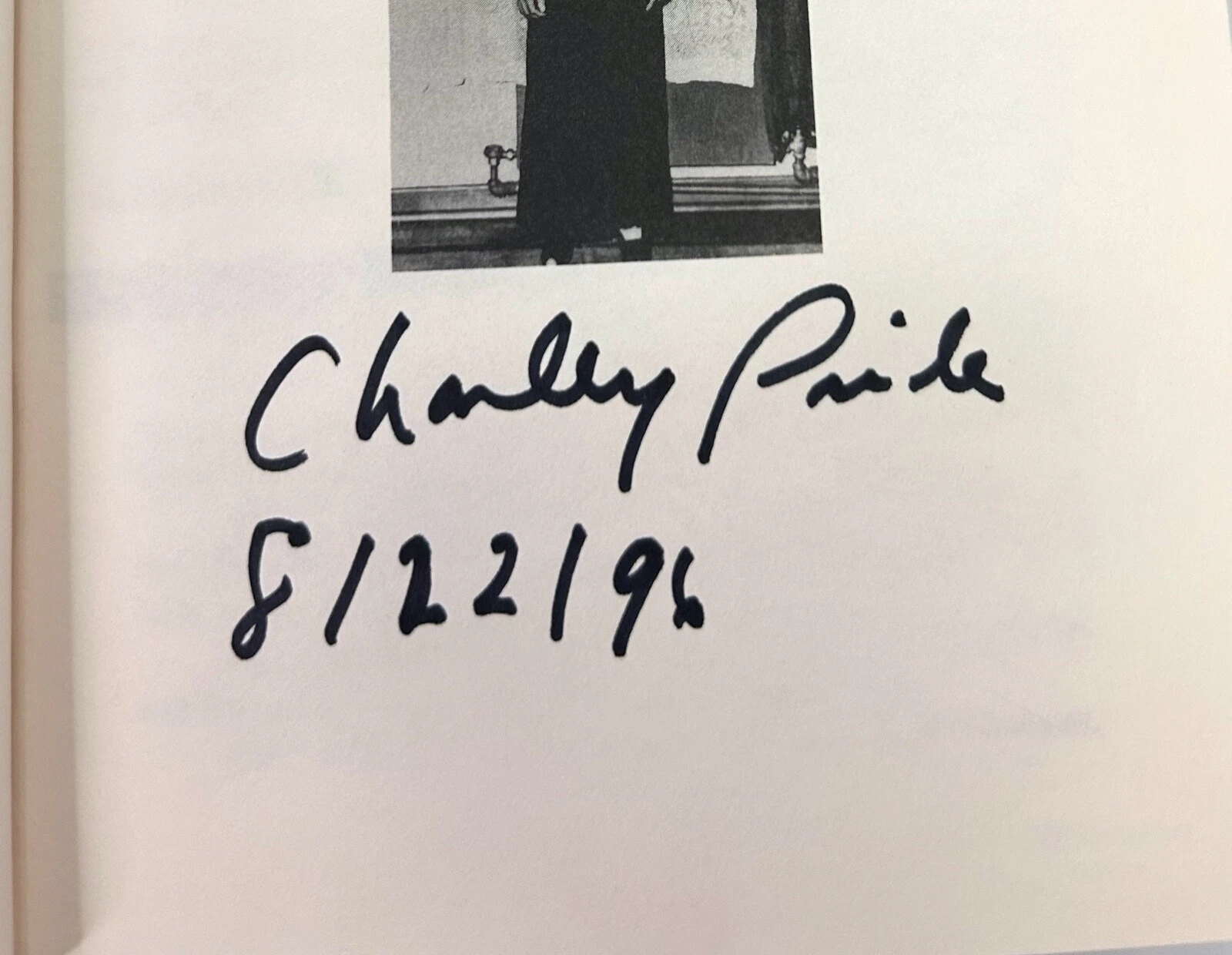 CHARLEY PRIDE Signed Autograph Book 