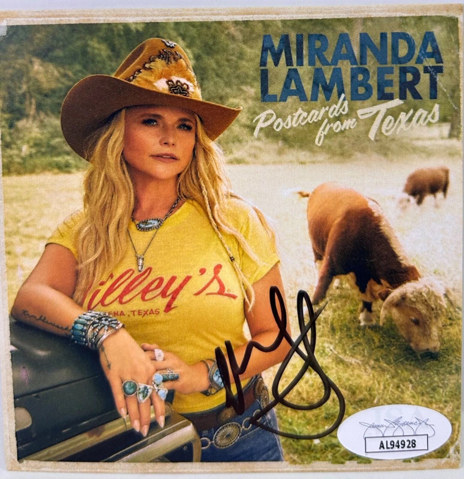 MIRANDA LAMBERT Signed Autograph CD 