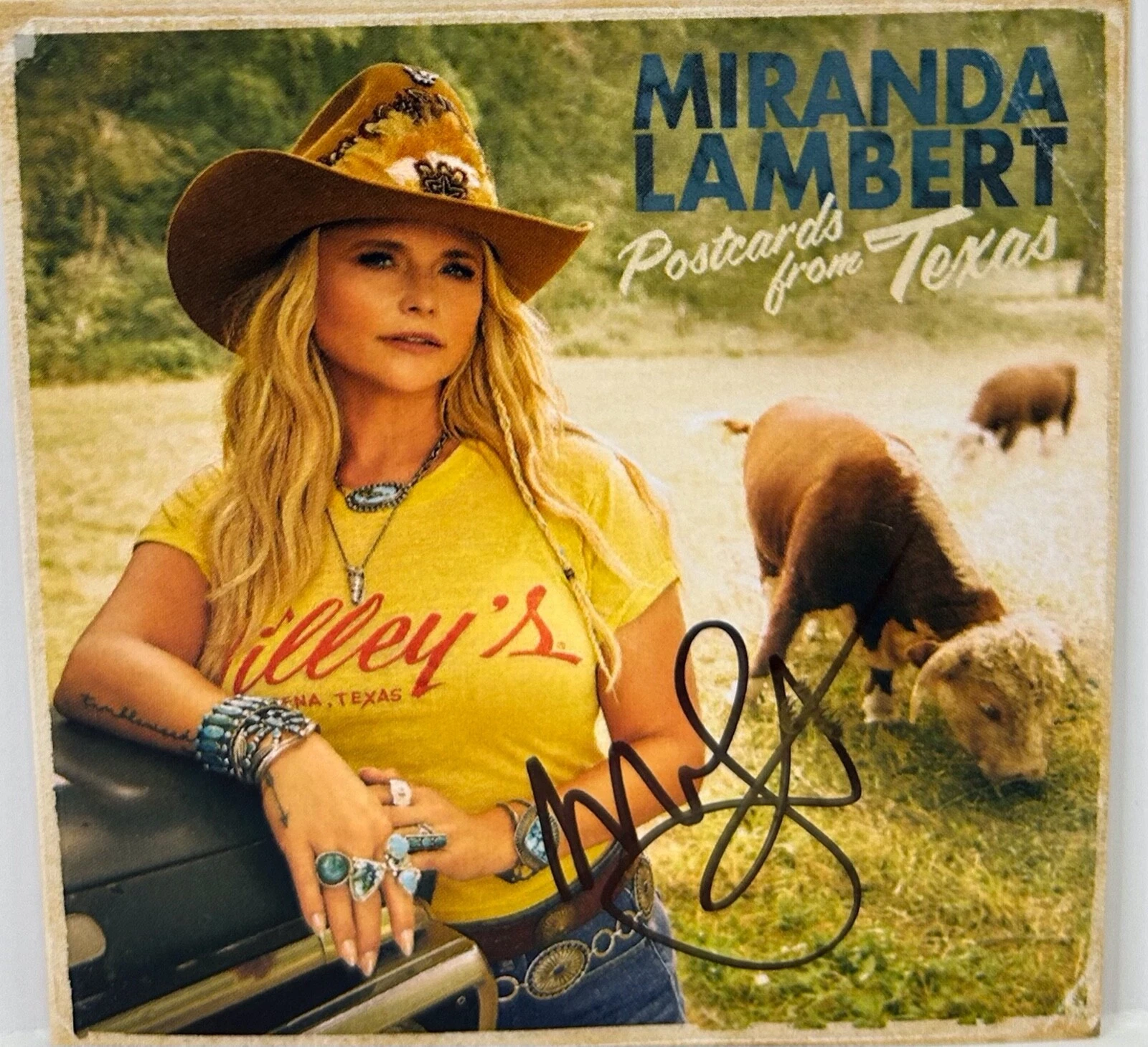 MIRANDA LAMBERT Signed Autograph CD 
