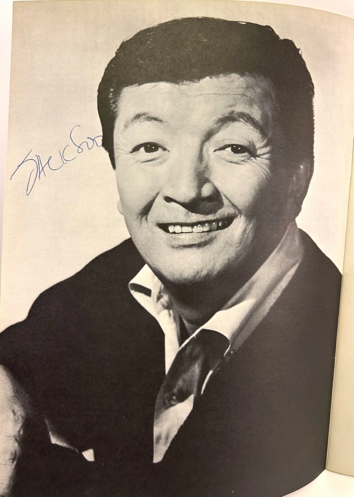 JACK SOO Signed Autograph Flower Drum Song Playbill ACOA LOA