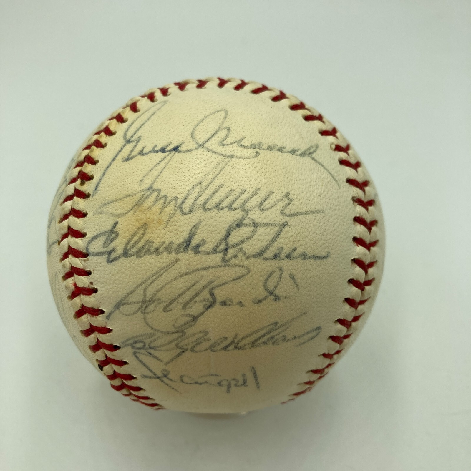 1973 ALL STAR GAME NATIONAL LEAGUE TEAM SIGNED BASEBALL 21 SIGS WITH TOM SEAVER COLLECTIBLE MEMORABILIA