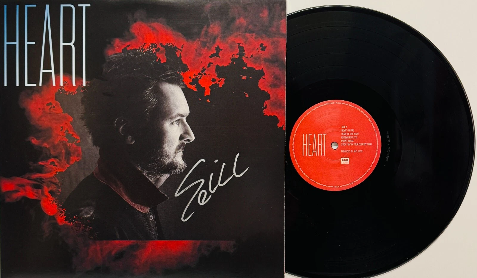 ERIC CHURCH Signed LP Cover 