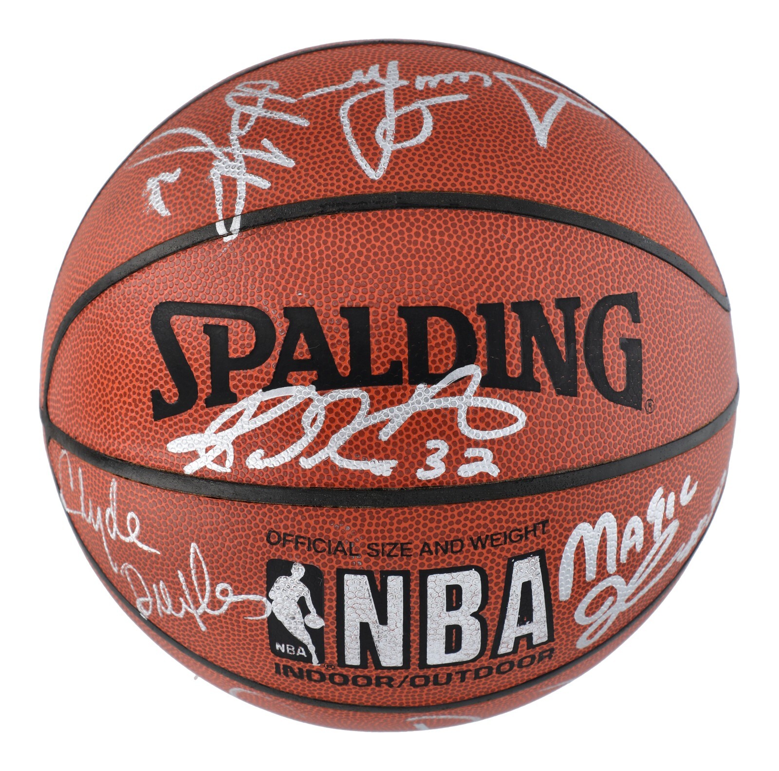 1992 DREAM TEAM OLYMPICS TEAM USA SIGNED BASKETBALL 9 SIGS BECKETT COA COLLECTIBLE MEMORABILIA