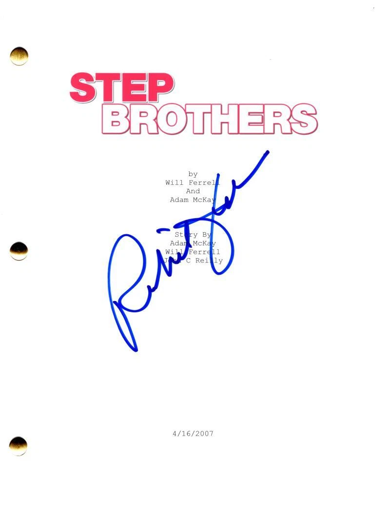 Richard Jenkins Signed Autograph Step Brothers Full Movie Script Screenplay