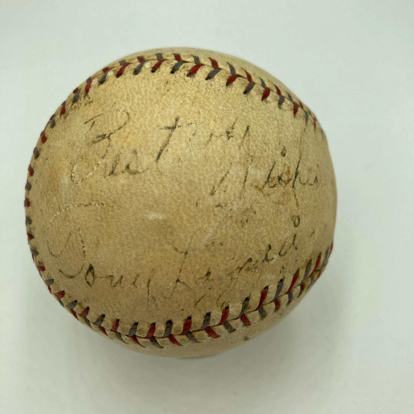 Tony Lazzeri Signed 1927 American League Baseball PSA DNA COA