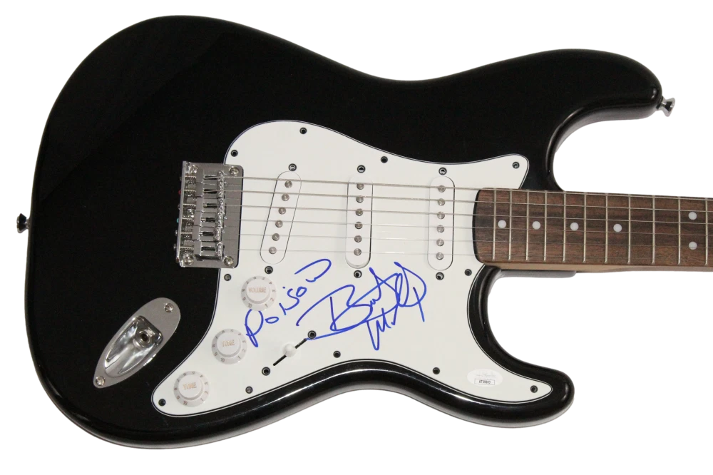 Bret Michaels of Poison Signed Autograph Fender Electric Guitar w/ JSA COA