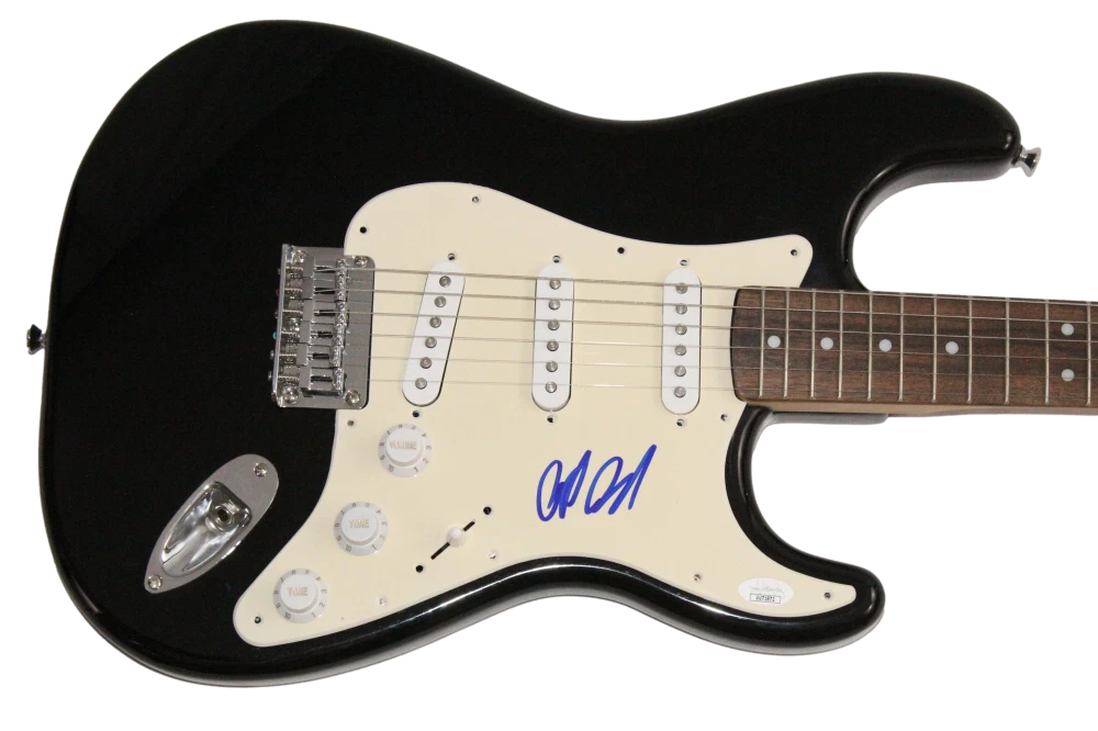 Peter Buck REM Signed Autograph Fender Electric Guitar - Out of Time w/ JSA COA